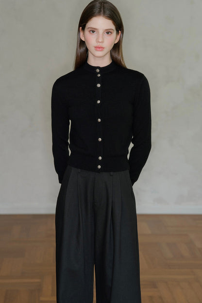 Top cardigan in cashmere stile Old Money