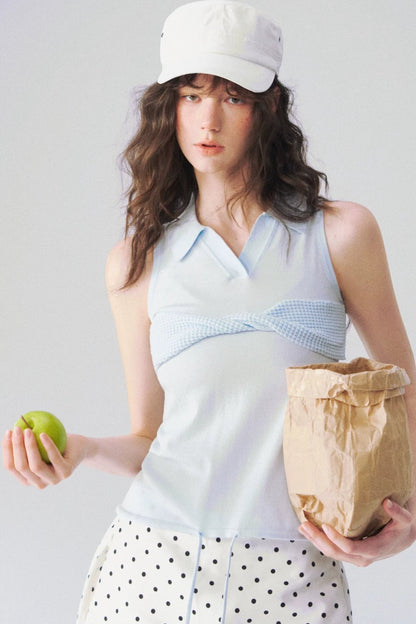 Twisted Knot Polo Vest
