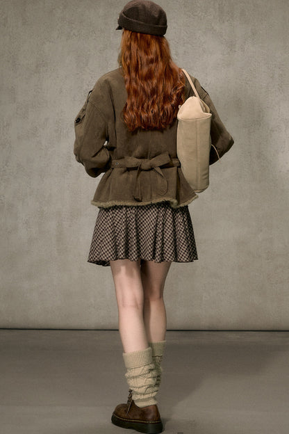 Cloud Shearling Biker Jacket