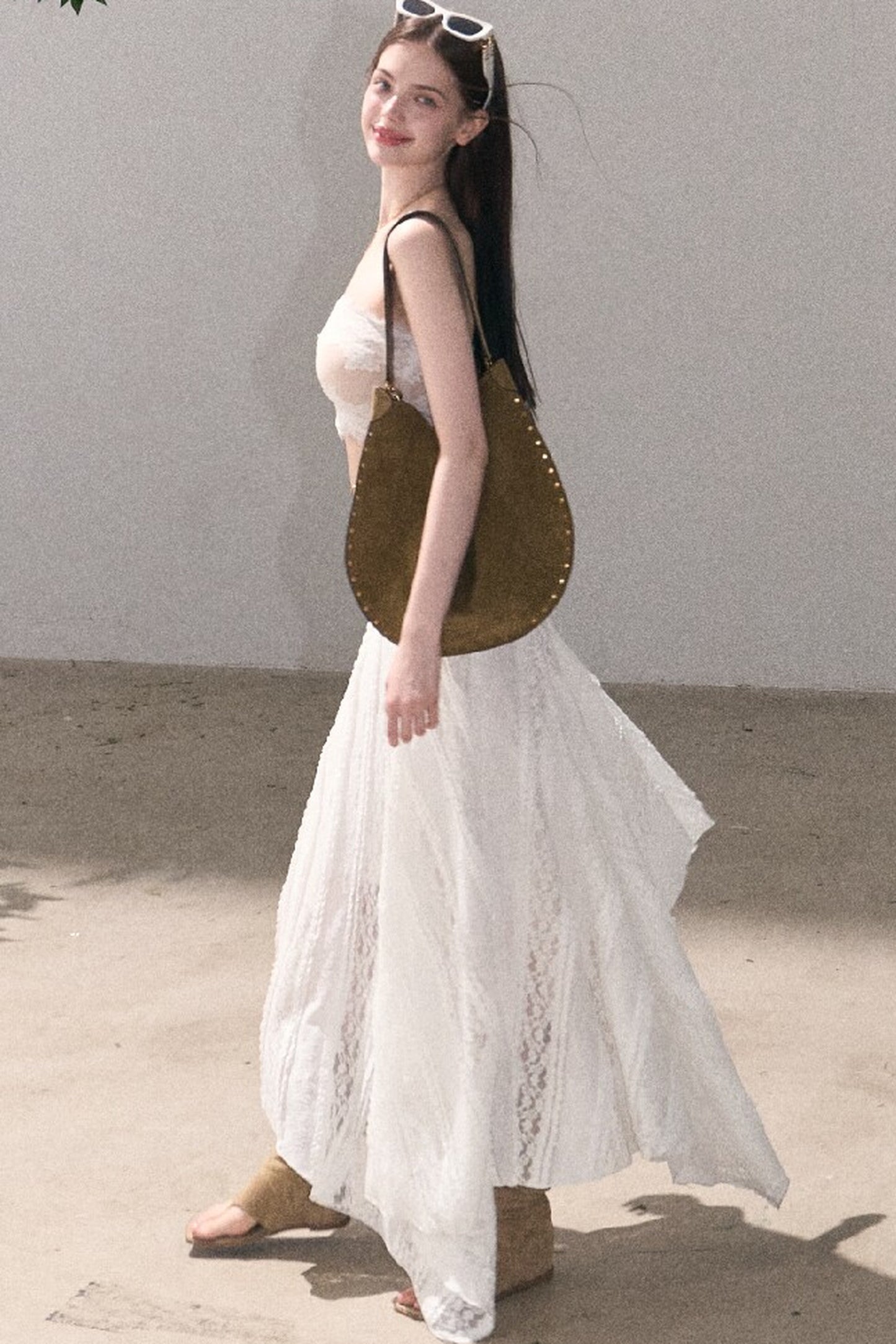 Uncut Time Draped Skirt