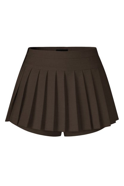 Short Pleated Skirt
