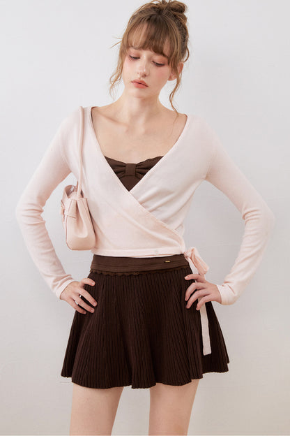 3D Bow Lace Trim Camisole