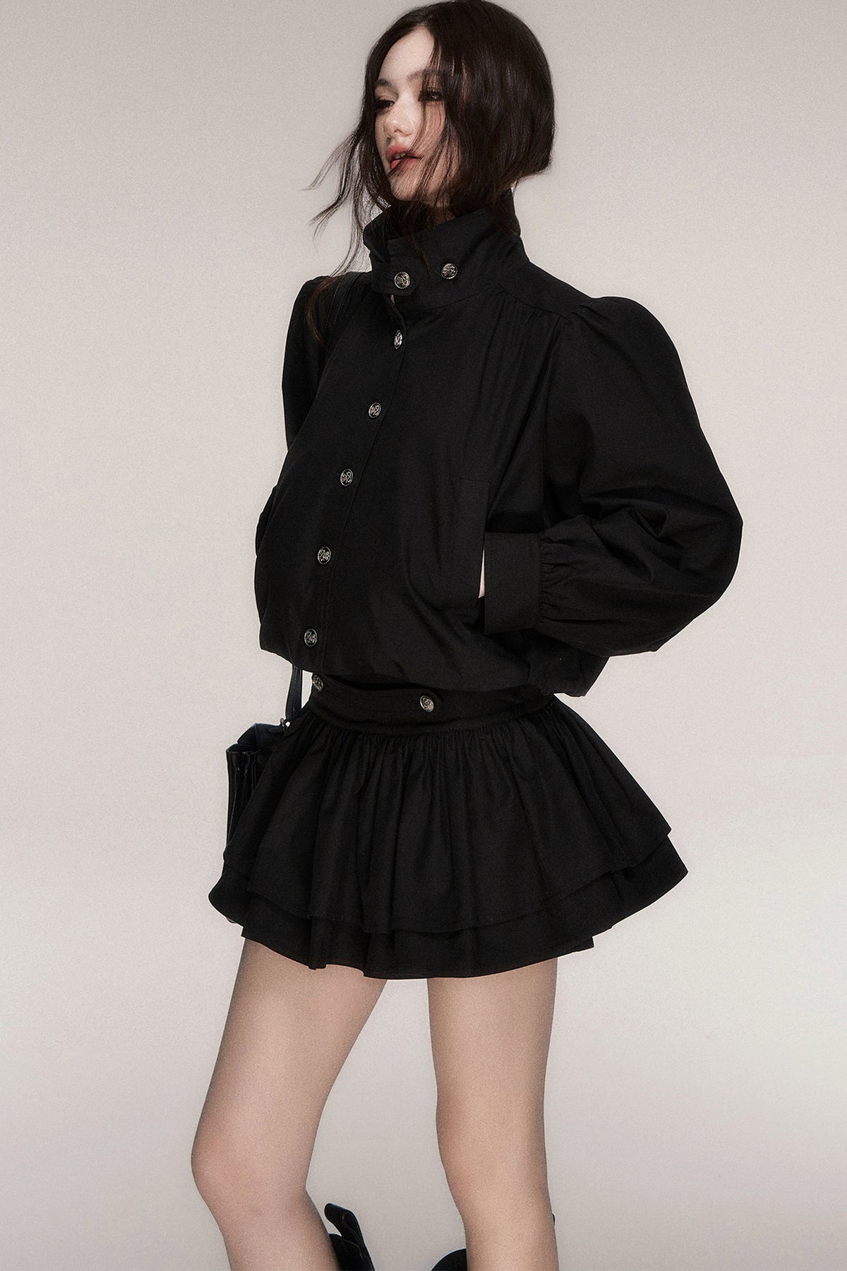 French Napoleon Style Short Jacket and Skirt Set-Up