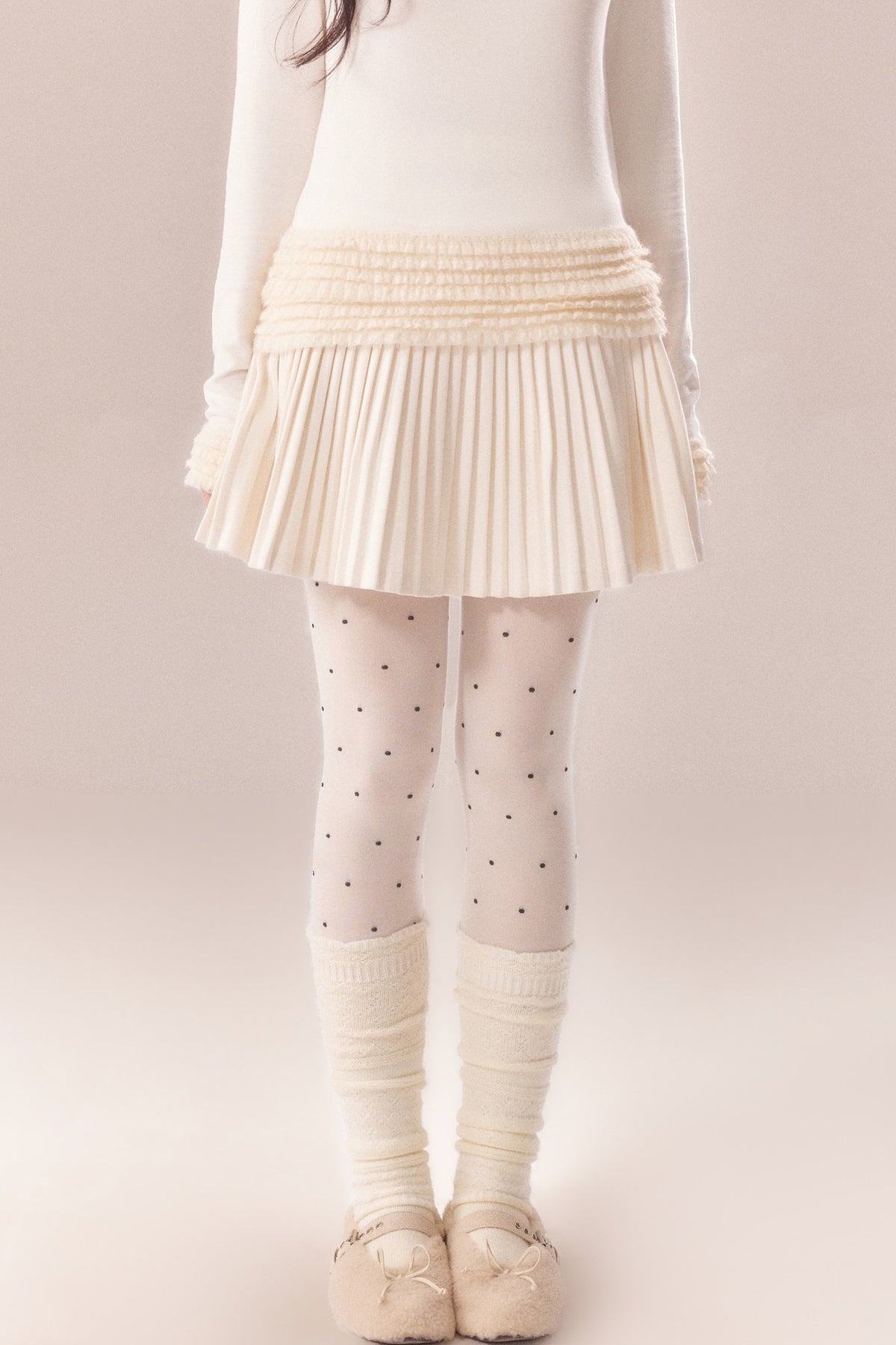 High-Waisted A-Line Skirt