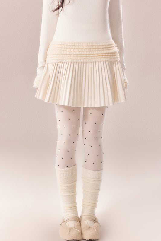 High-Waisted A-Line Skirt