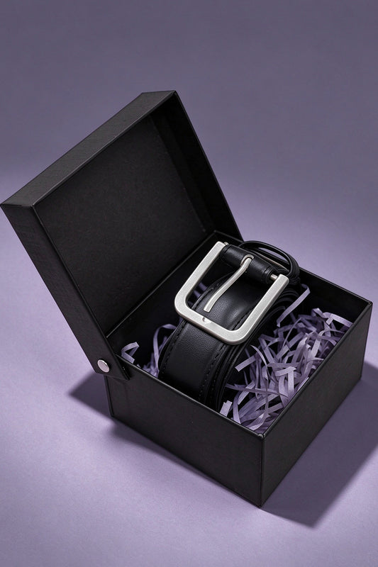 Collar Matte Silver Belt