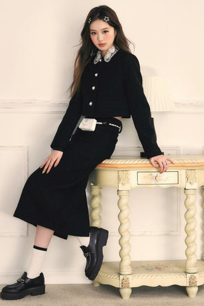 Stylisches Jacken- und Rock-Set