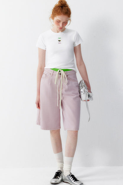 Embroidered Summer Slim Top
