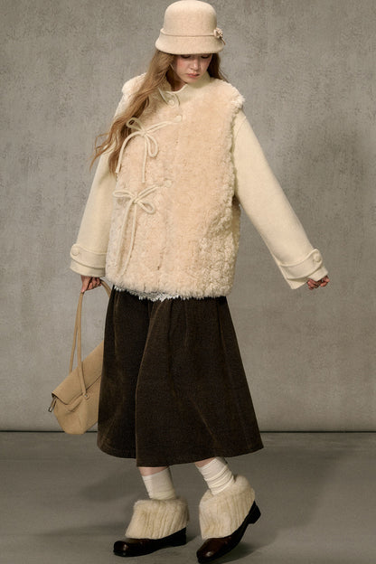 Forest Path Wide-Leg Skirt