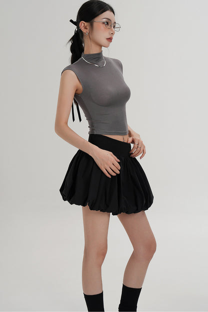 Elegant High-Waisted Sleeveless Top