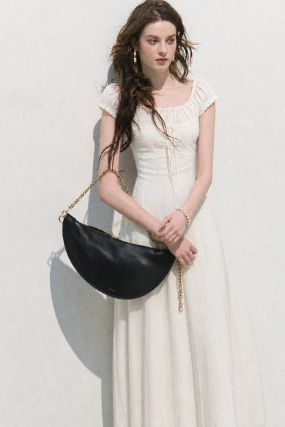 Off-Shoulder Knitted Mermaid Dress