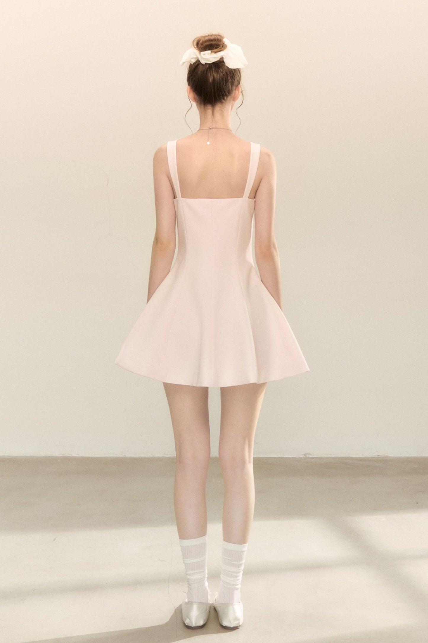Bow-Knot Suspender Dress