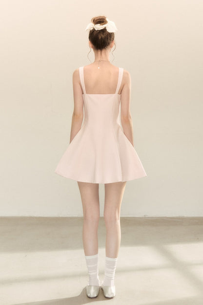 Bow-Knot Suspender Dress