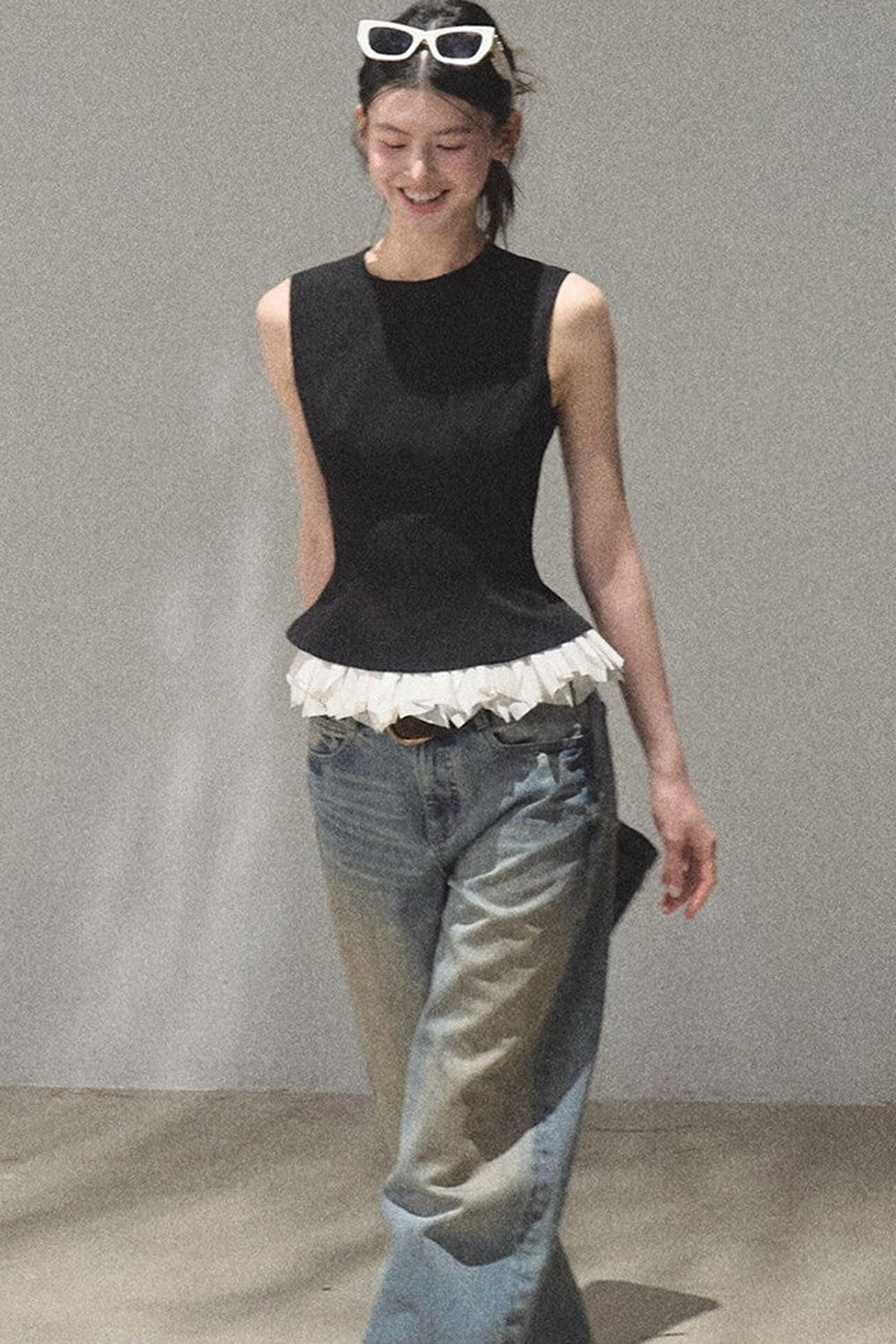 Lace Patchwork Summer Two-Piece Set-Up