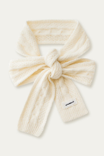 Knitted Ribbon Scarf