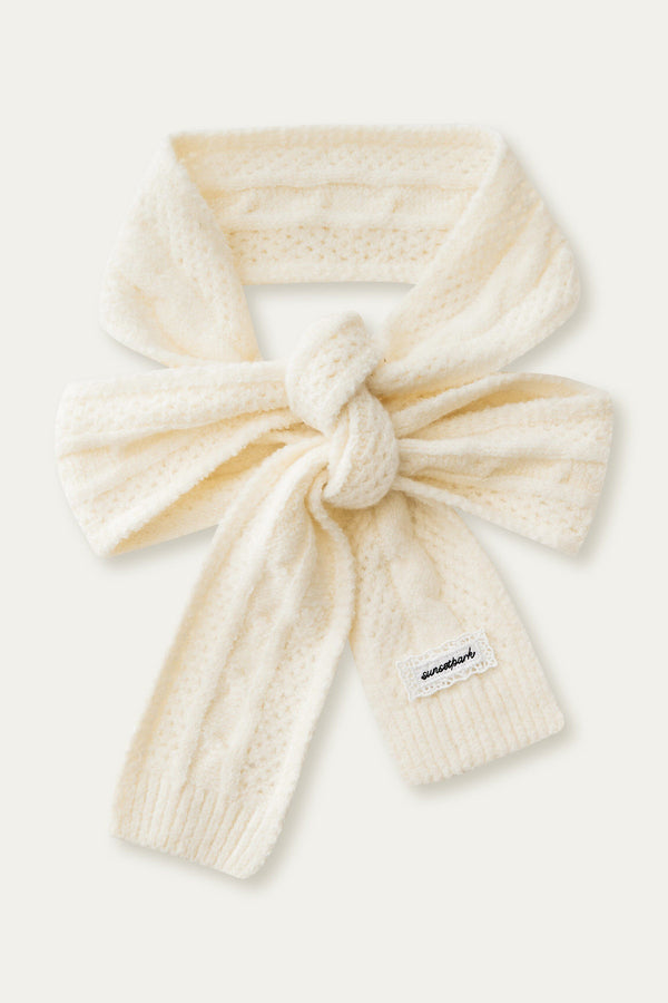 Knitted Ribbon Scarf