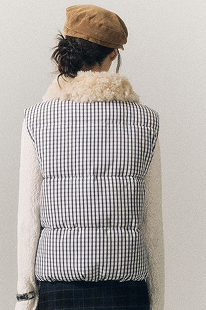 Stand Collar Padded Vest