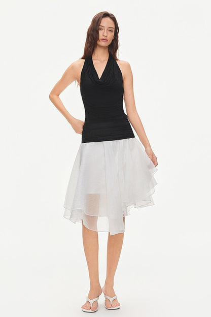 Lyocell Tencel Halter Neck Top