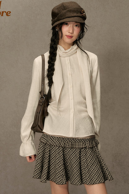 Beautiful and Relaxed Lyocell Cape Shirt