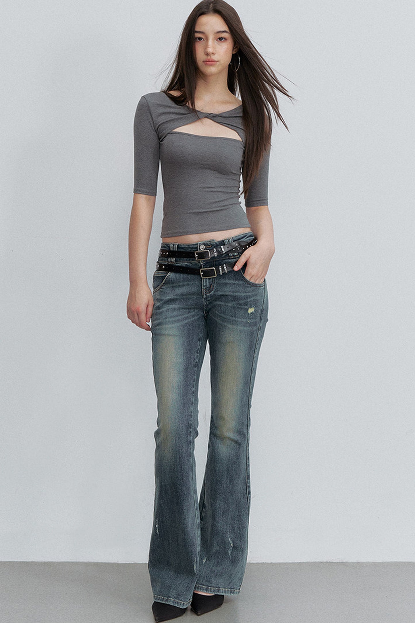 Reversible Cross-Knot Blouse
