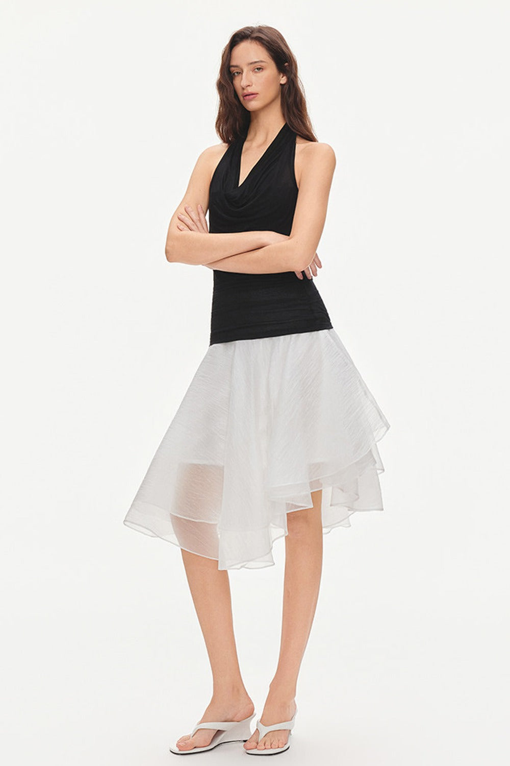 Lyocell Tencel Halter Neck Top