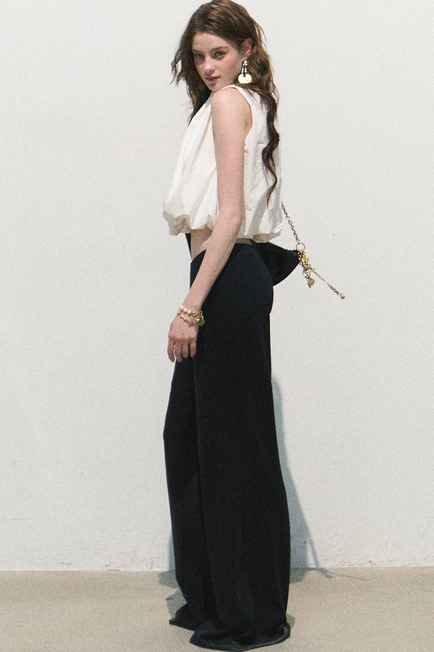 Modal Knit Wide-Leg Pants