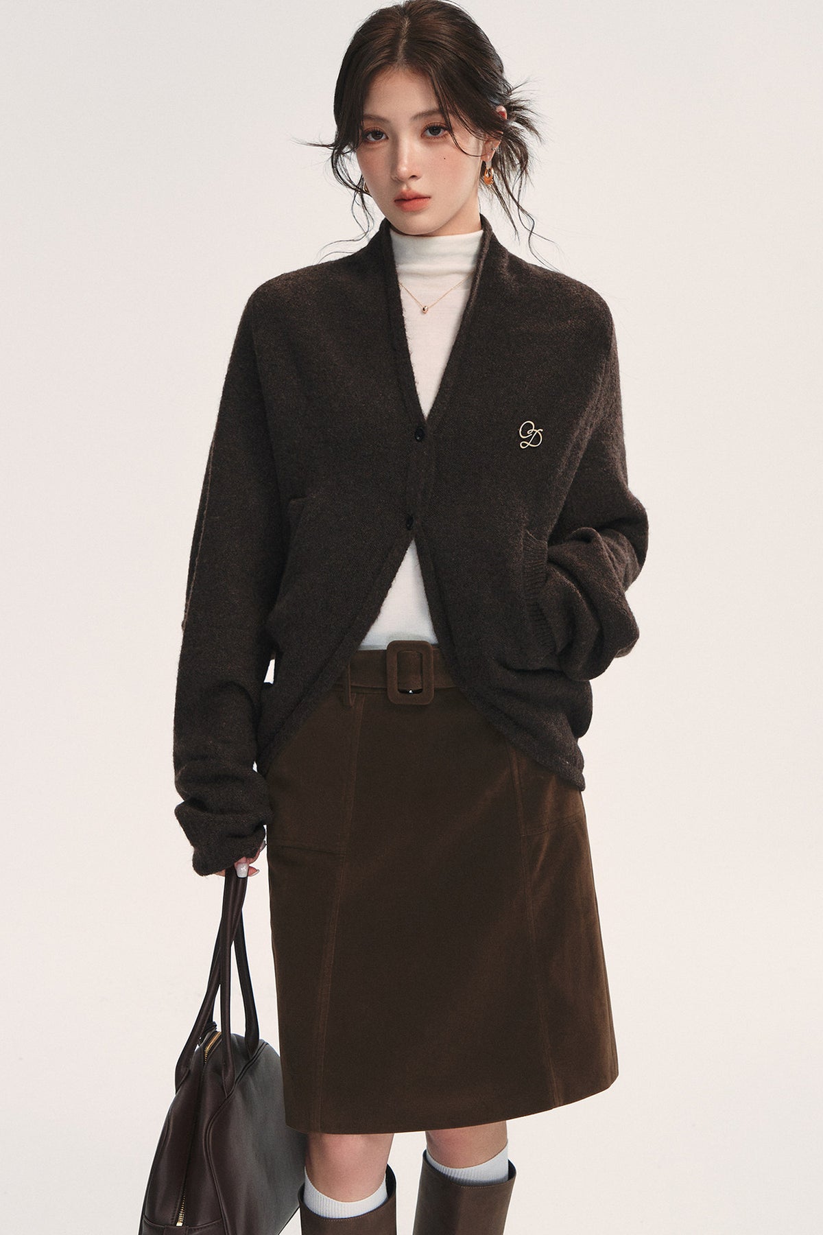 Loose Batwing Knit Jacket