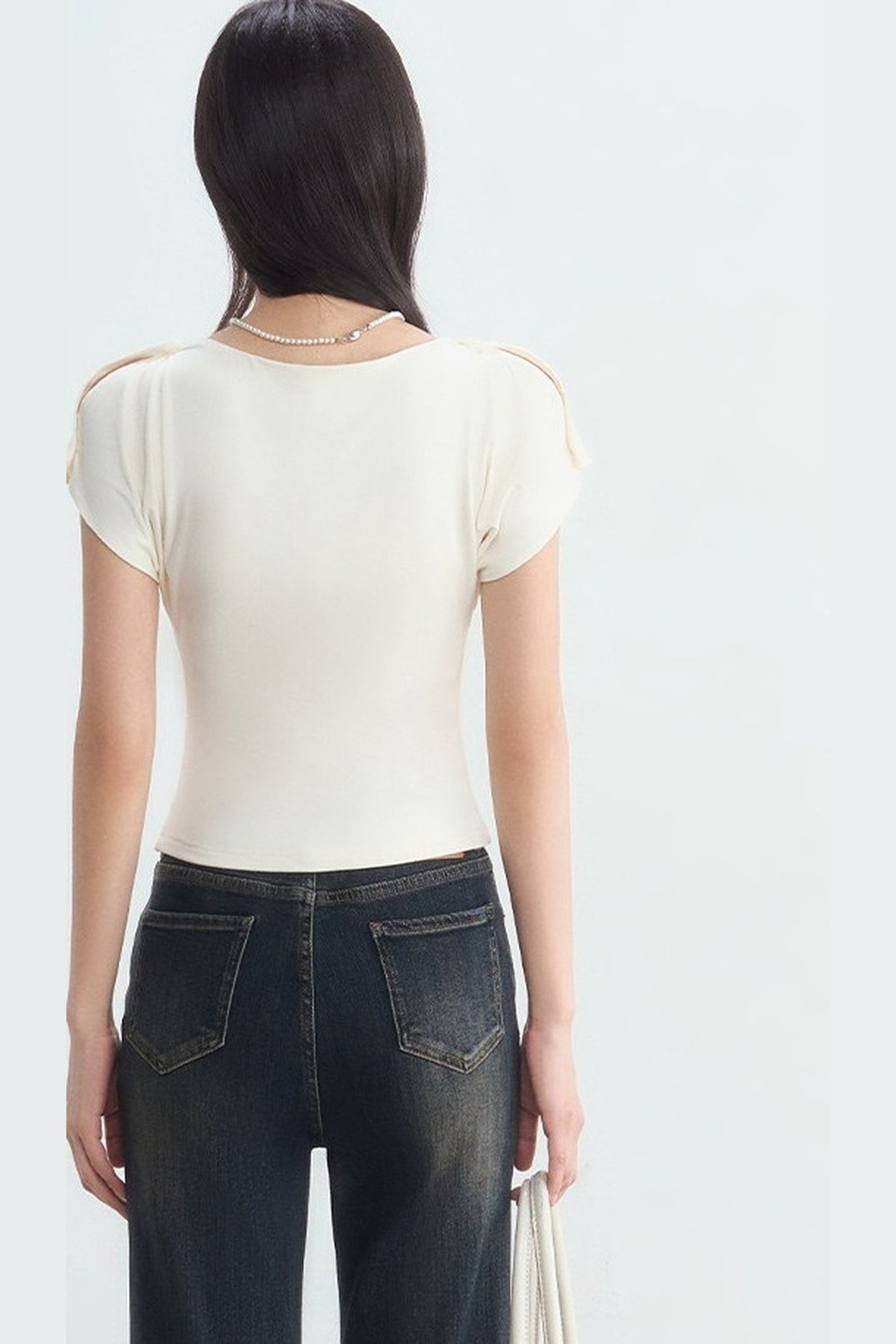 French Swing Collar Single-Breasted Blouse
