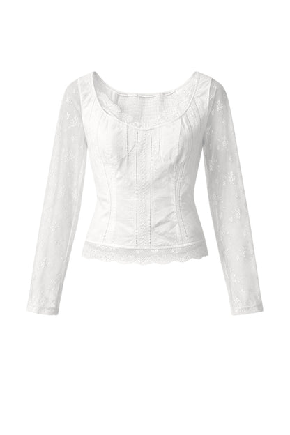 V-Neck Waist-Cinching T-Shirt and Skirt Set-Up
