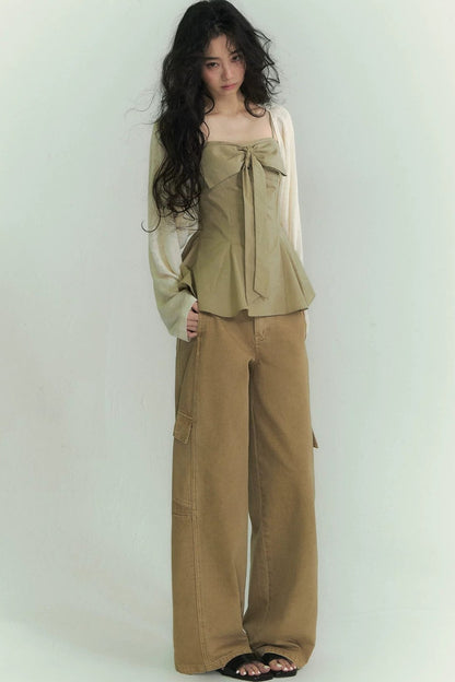 Batwing Bamboo Cardigan Set-Up