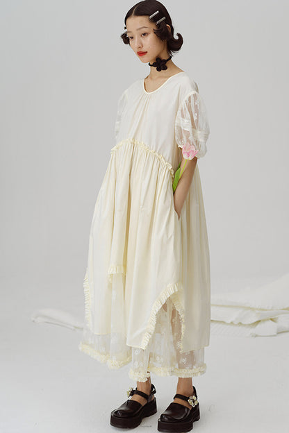 First Love Irregular Hem Dress