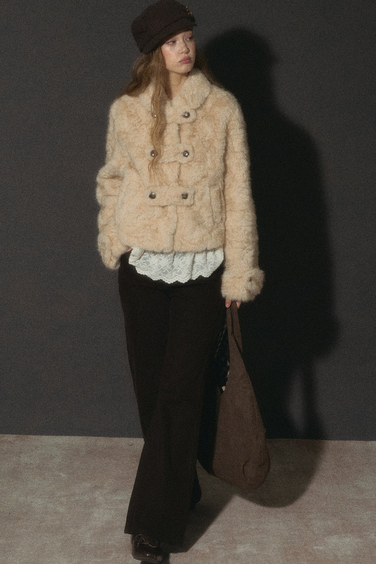 Vintage Thickened Faux Fur Jacket
