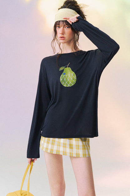 Plaid Drawstring Mini Skirt