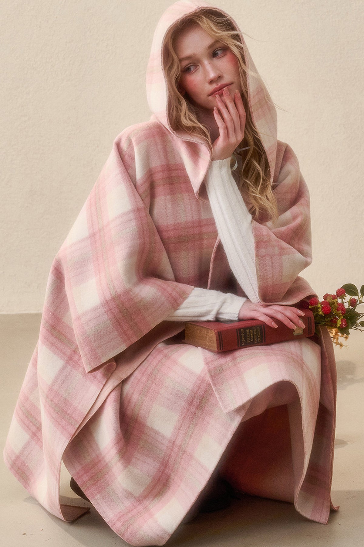 Reversible Wool Cape