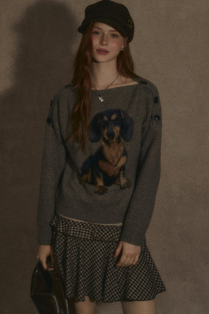 Dachshund Puppy Pullover Sweater