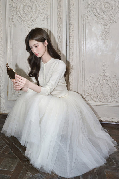 Long Sleeve Merino Cardigan