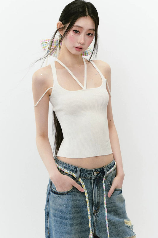 Multi-Strap Knit Camisole Top