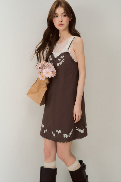 Amber Oak Suspender Dress