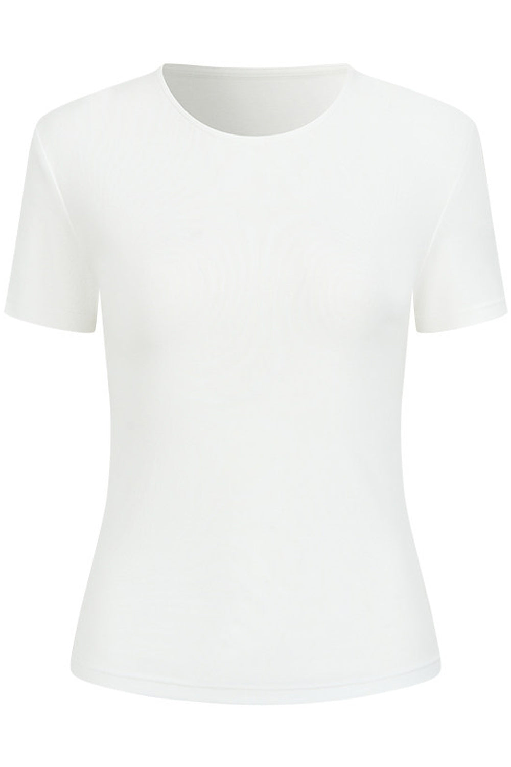 Backless Pleated Hollow-Out Short-Sleeve T-Shirt
