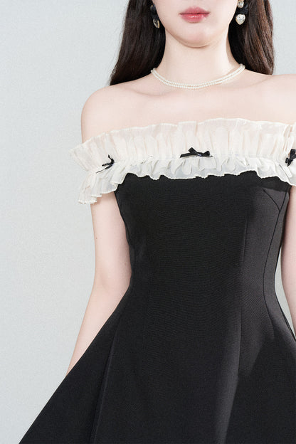 One-Shoulder A-Line Dress