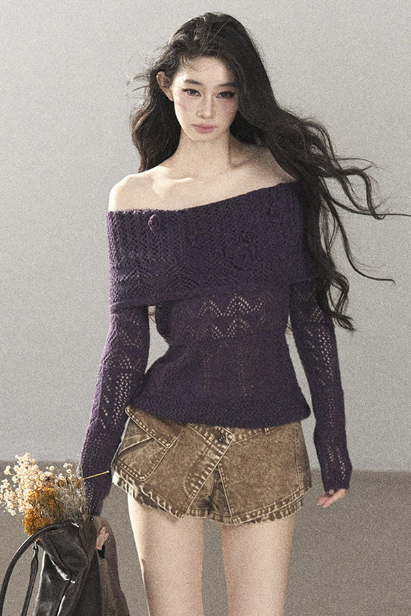 Floral Wool Sweater