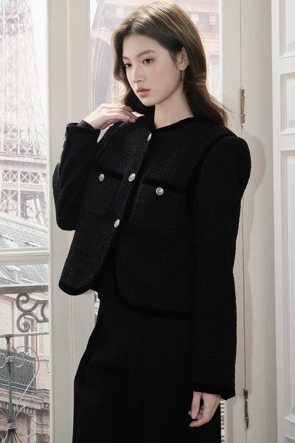 Tailored Slim Fit Metal Button Jacket