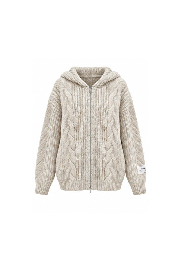 Cable Knit Cardigan Set-Up