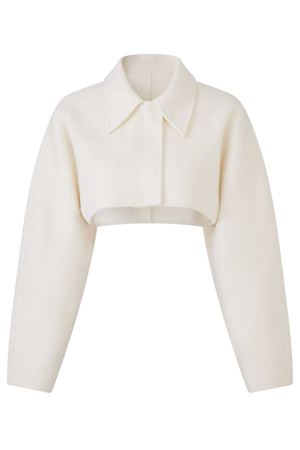 Wool Double-Sided Short Coat