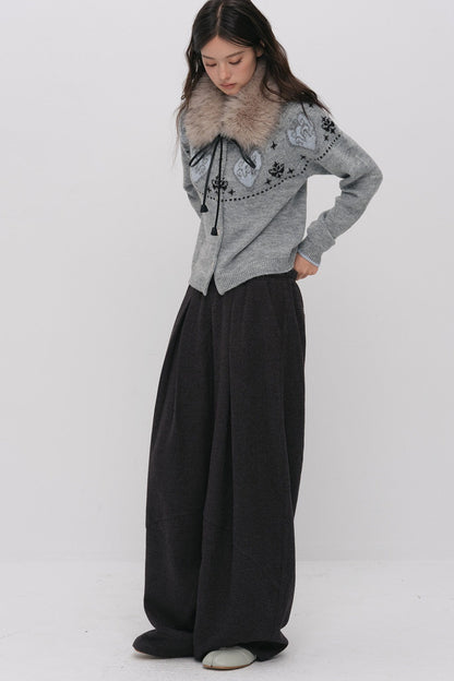 Fair Isle Jacquard Cardigan