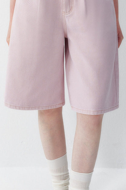 Sweet Pink Denim Shorts