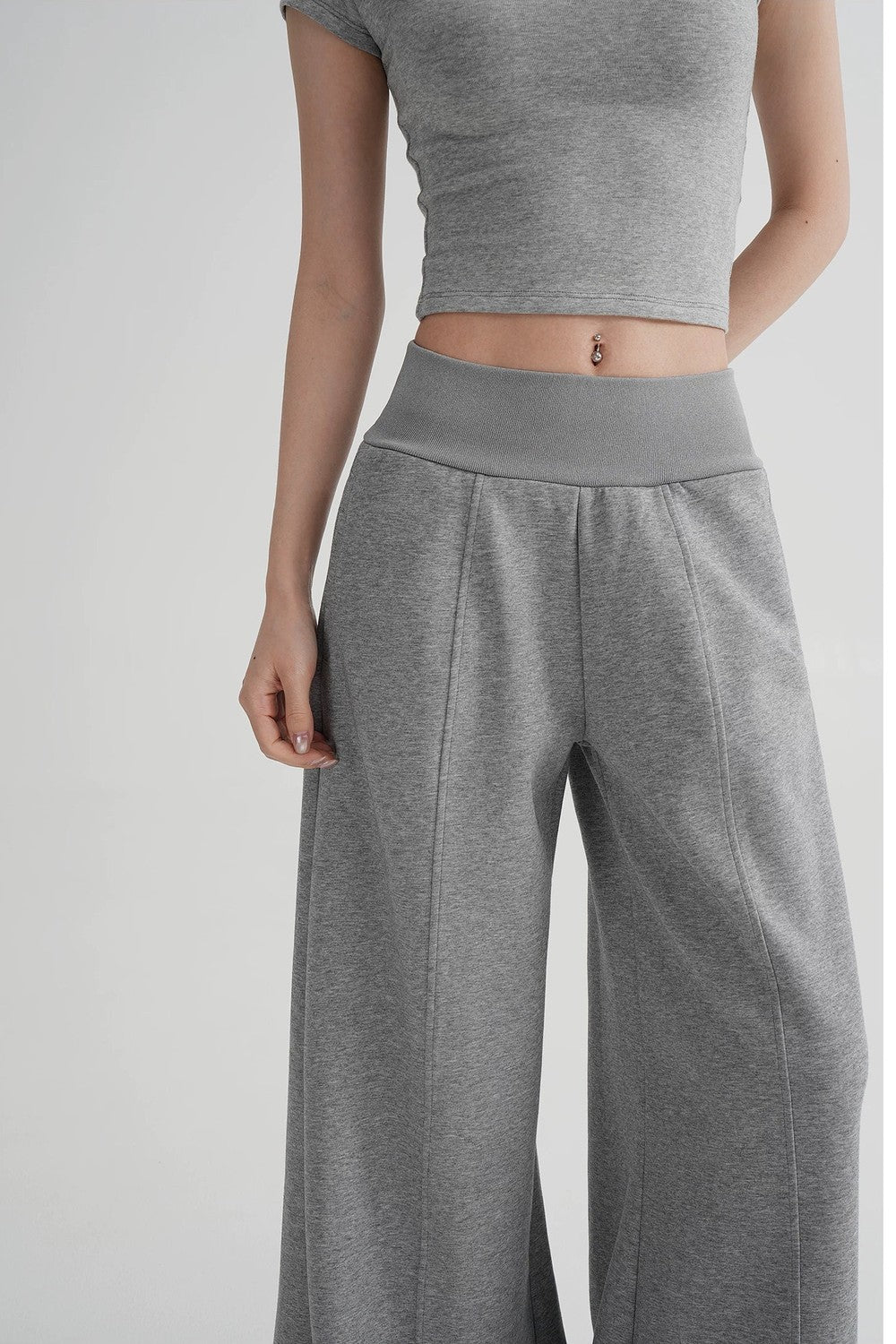 High-Waisted Flared Versatile Pants