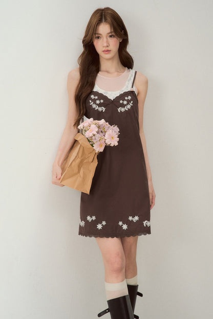 Amber Oak Suspender Dress