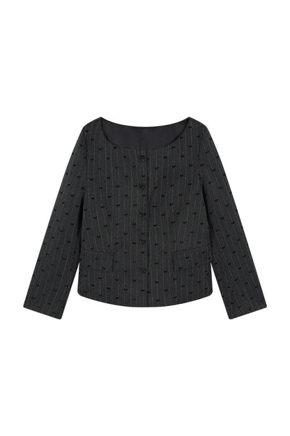 Shawl Cape Coat With Skirt and Top Set-Up