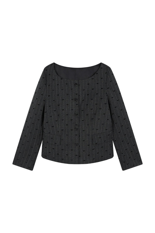 Shawl Cape Coat With Skirt and Top Set-Up